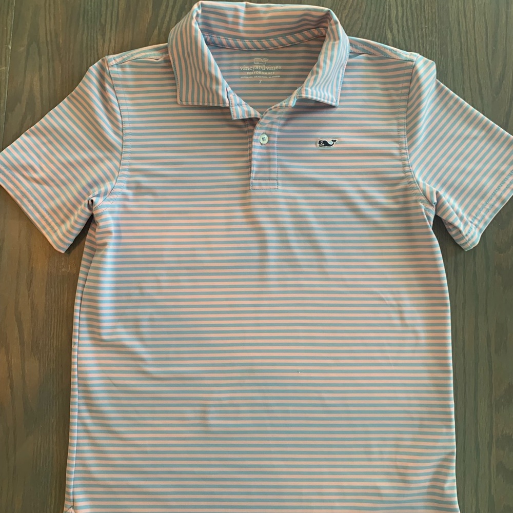 Vineyard Vines boys performance polo